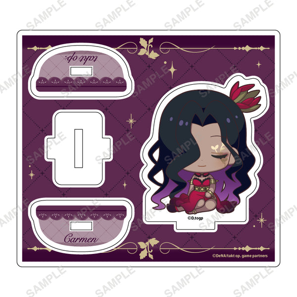 『takt op. 運命は真紅き旋律の街を』おやすみシリーズ ゆりかごアクリルスタンド(カルメン)